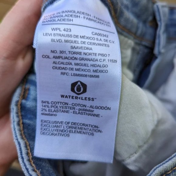 Levis Denizen Mid Rise Boyfriend Jeans 10 - Picture 6 of 7